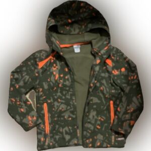 Champion Olive Green Jacket with Orange Trim